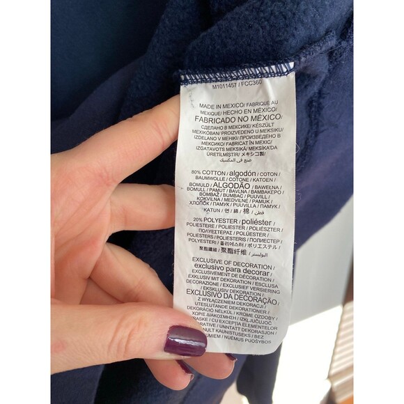 Kansas City Sporting KC MLS Soccer Navy Blue Hoodie Fanatics Size XL - Picture 5 of 9